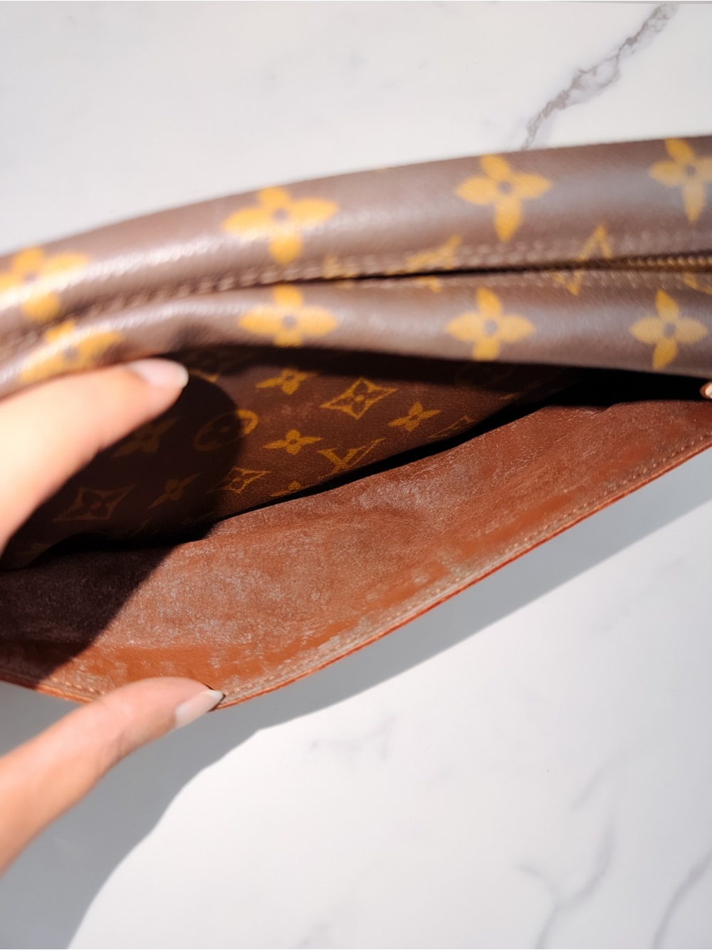 Louis Vuitton Monogram Clutch as Crossbody - Picture 9 of 15